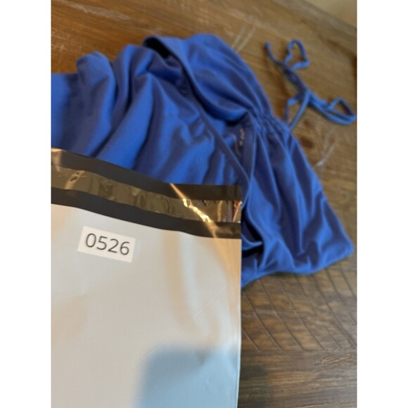 Ingrid & Isabel Blue Fitted Dress Bodycon Medium Spaghetti Straps Summer Party - Picture 8 of 8